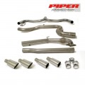 Piper exhaust Volkswagen GOLF MK6 GTI 3.0" TURBOBACK DECAT 0 SILENCER TPA